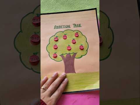 How To Make Addition Tree || Maths Activity For Kids #kidsactivities #shorts #youtubeshorts