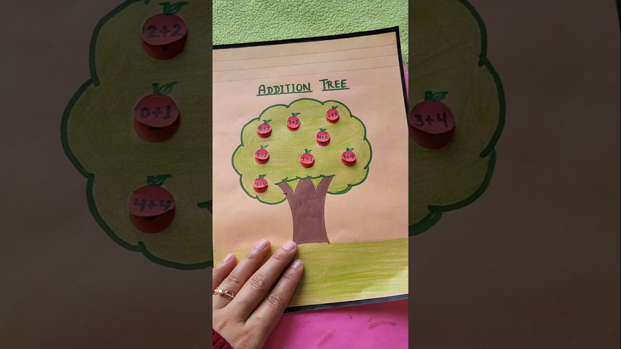 Fun Addition Tree Craft for Kids 🌳 | Easy Math Activity