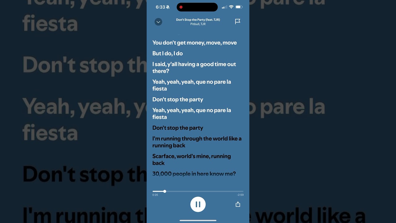 Don’t Stop the Party- PitBull,feat.TJR