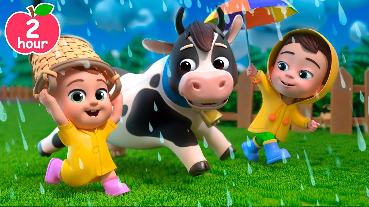 Rain, Rain, Go Away (Farm Version) +More Lalafun Nursery Rhymes & Kids Songs