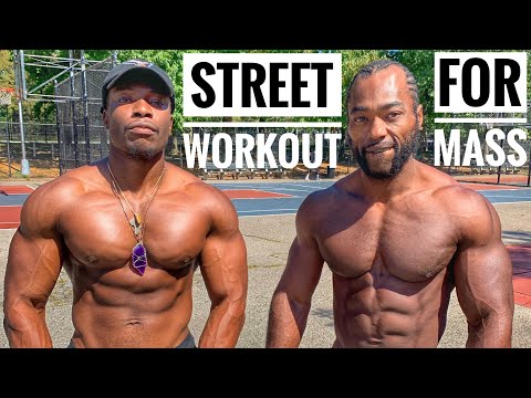 Street Workout For Mass | No Weights Upper Body Workout