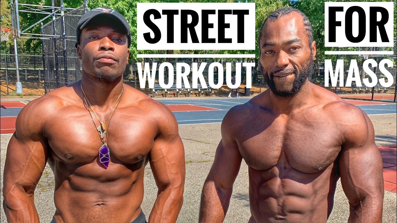 Street Workout For Mass | No Weights Upper Body Workout