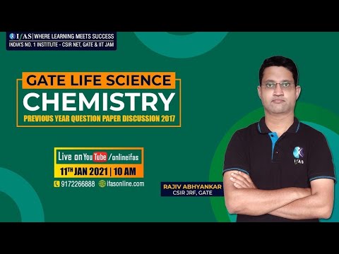 GATE 2017 PAPER DISCUSSION | CHEMISTRY