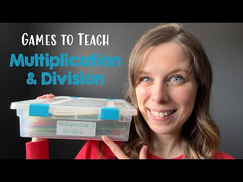 Math Games for Teaching Multiplication and Division