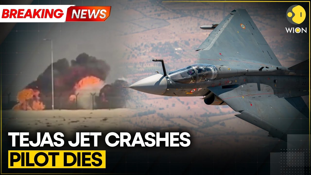 Tejas Jet Crash at Dubai Air Show, Pilot Killed ✈️