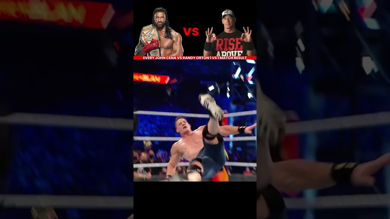 Roman Reigns vs John Cena 1v1 Match Result 🔥