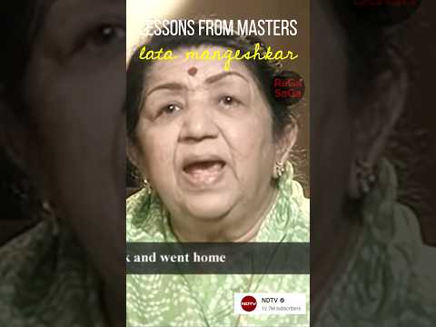 Lessons from Masters S02 "Natural talent or Riyaaz?" | Lata Mangeshkar
