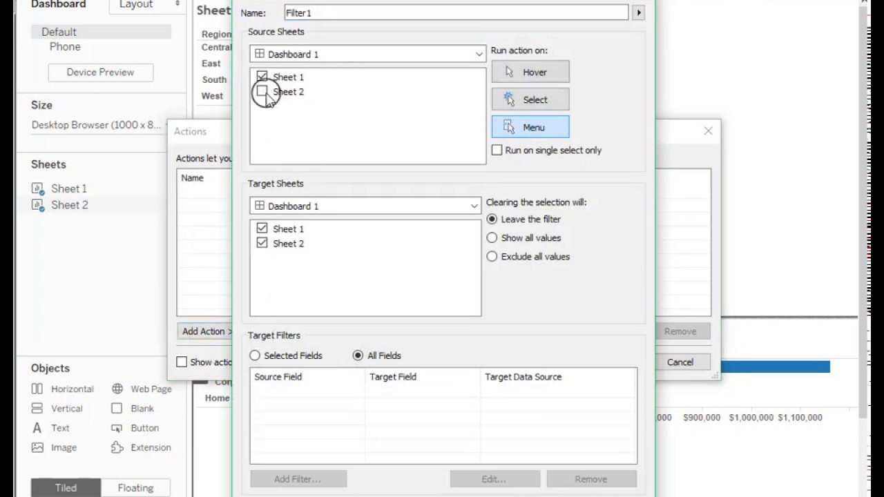 Easily Hide Worksheets with Filter Actions in Tableau 🚀