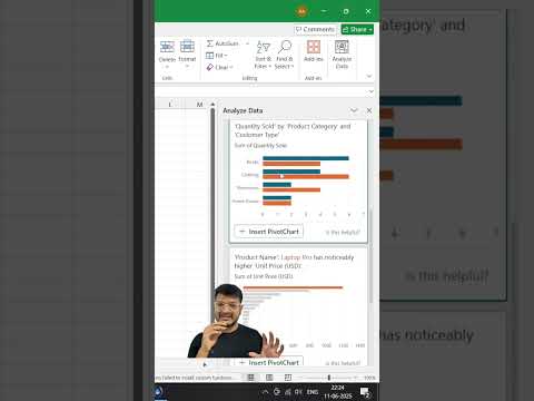 Use AI in Excel for Data Analysis | No Plugin required