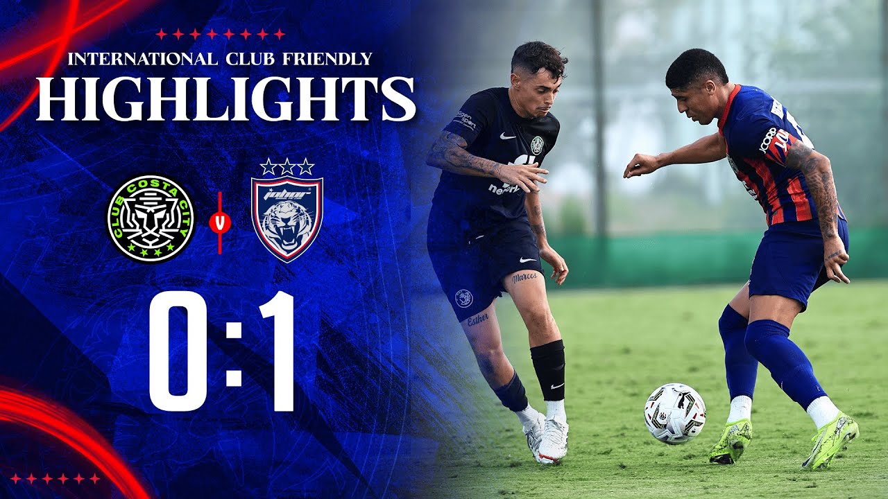 JDT Secures Narrow 1-0 Victory Against Costa City in International Friendly ⚽