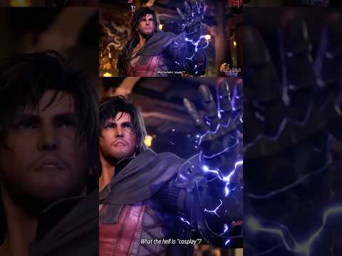 âwhat the hell is cosplay?â epic engagement: Clive Rosfield & Reina in #Tekken8 #FGC #ff16 #tekken