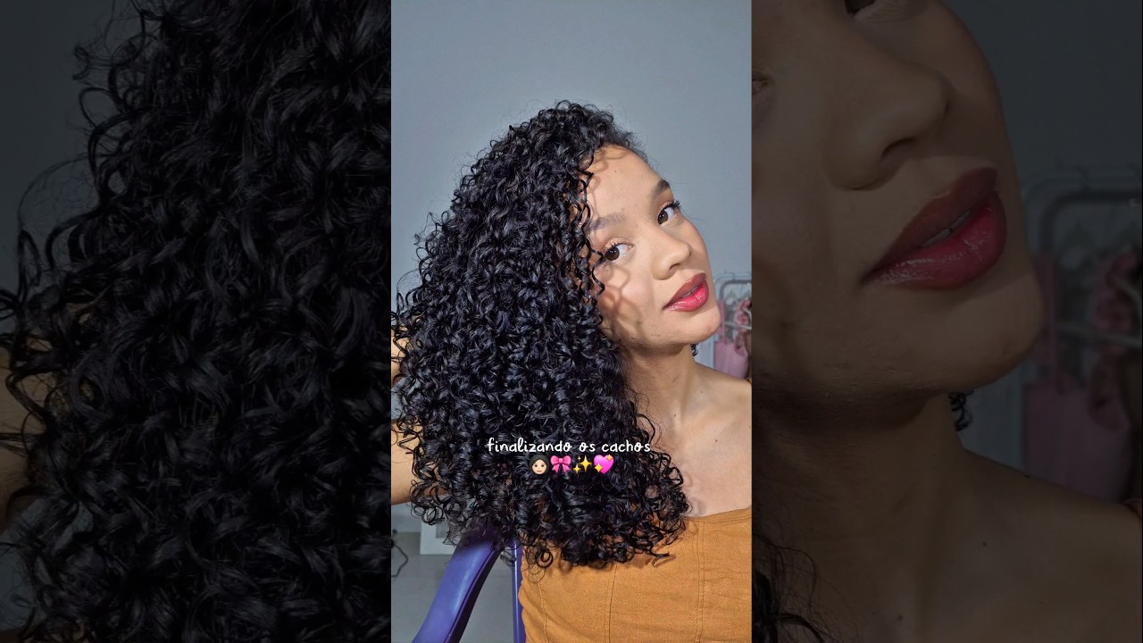 Finalização para Cabelos Cacheados 3a/3b 👩🏻‍🦱