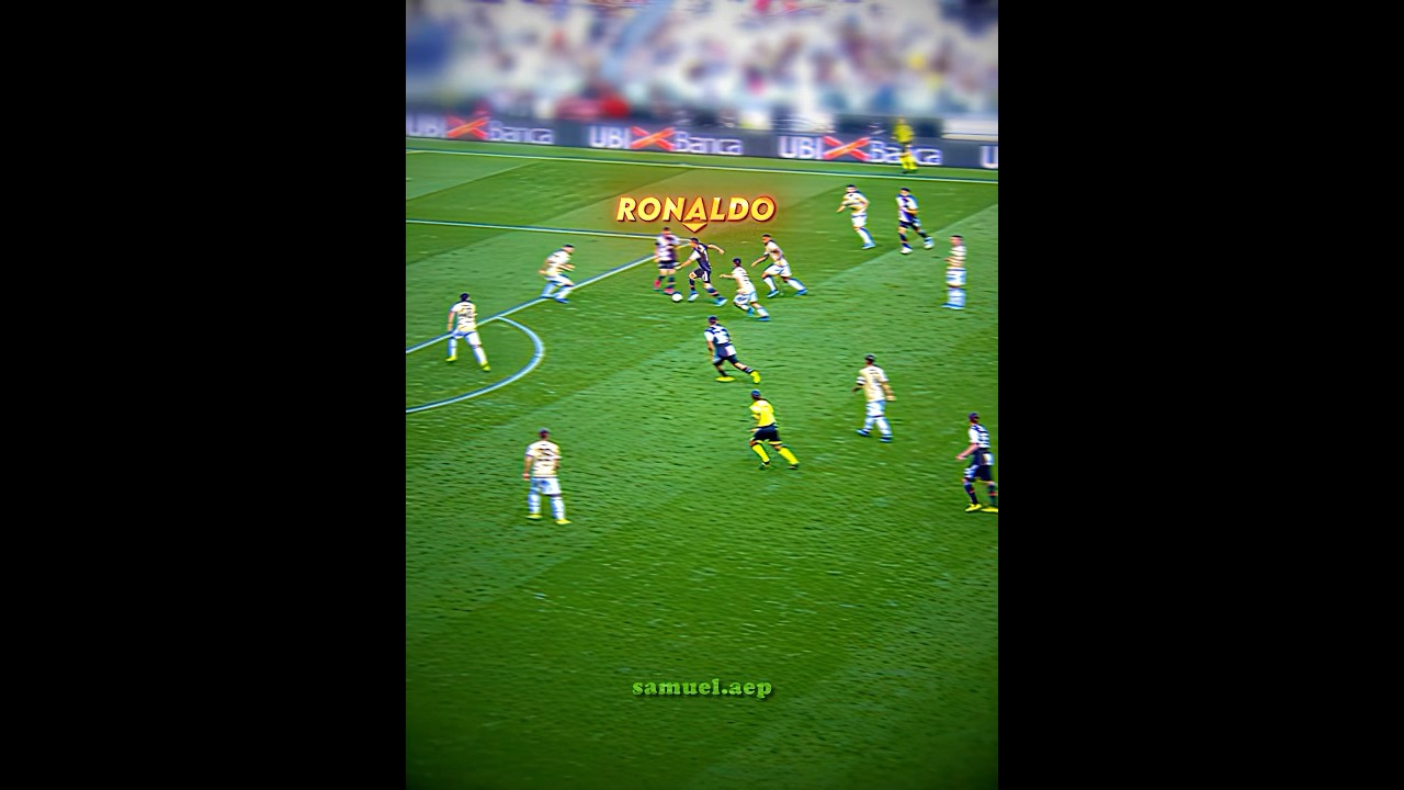 Watch Ronaldo’s Incredible Dribbling Skills in Action! 🤩