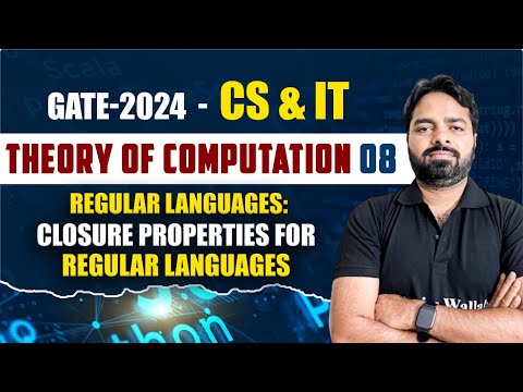 Theory of Computation 08 | Closure Properties for Regular Languages | Gate 2024 series YT | CS & IT