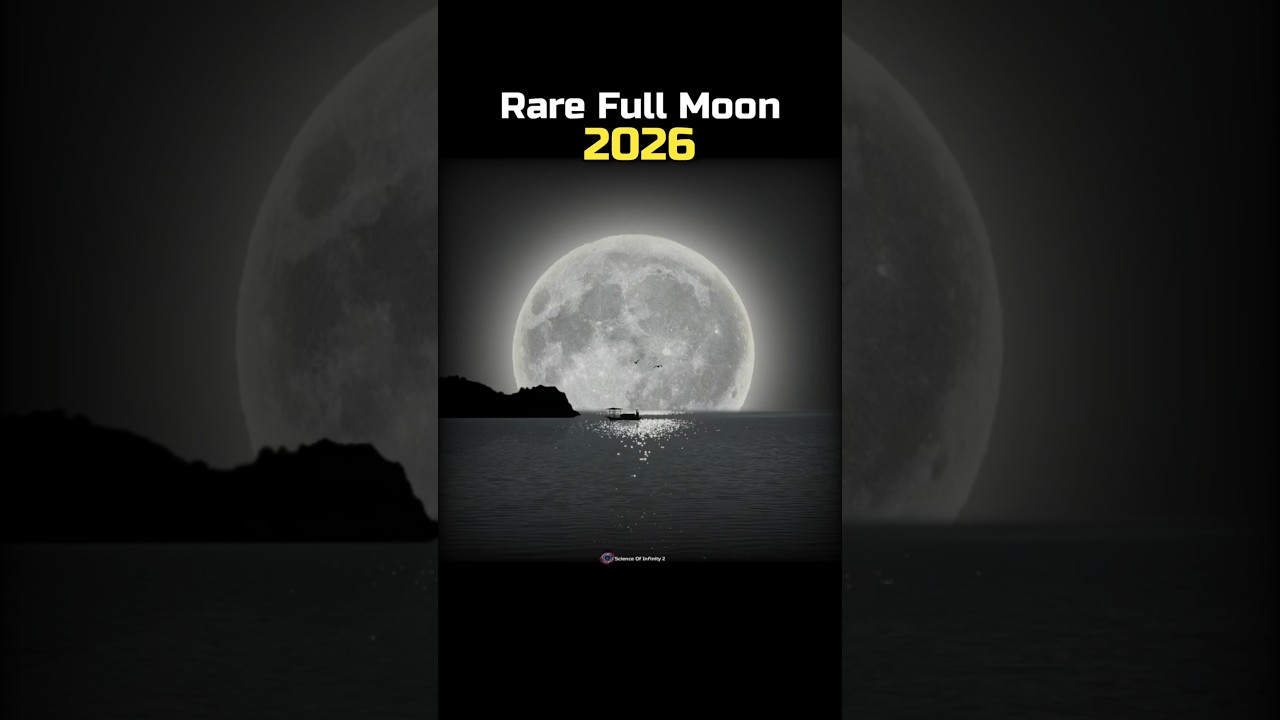 Rare Full Moon 2026 π | Astronomy & Space