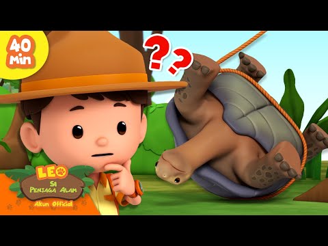 SELAMATKAN KURA-KURA RAKSASA | Cangkang Kuat | Leo Si Penjaga Alam | Kartun Anak