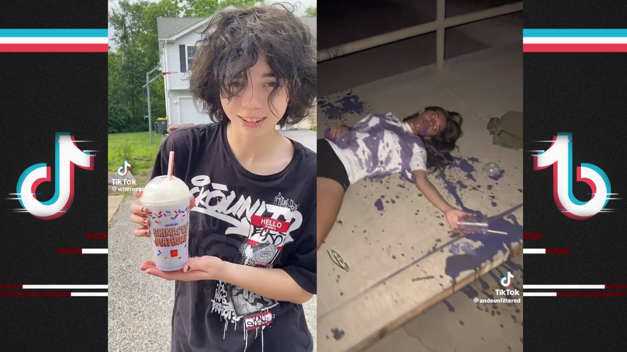 Grimace Shake TikTok Compilation 🎉