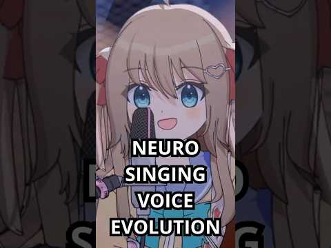NEURO SAMA SINGING VOICE EVOLUTION V1 x V2 x V3 BLINDING LIGHTS #neuro #vtuber #twitch