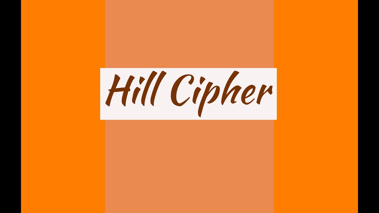 Master the Hill Cipher: Step-by-Step Encryption & Decryption with Examples π