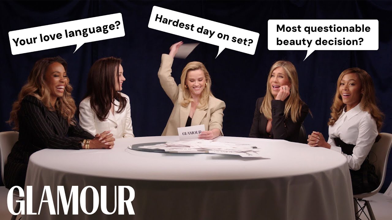 'The Morning Show' Cast Answer WAY Too Many Questions | Glamour