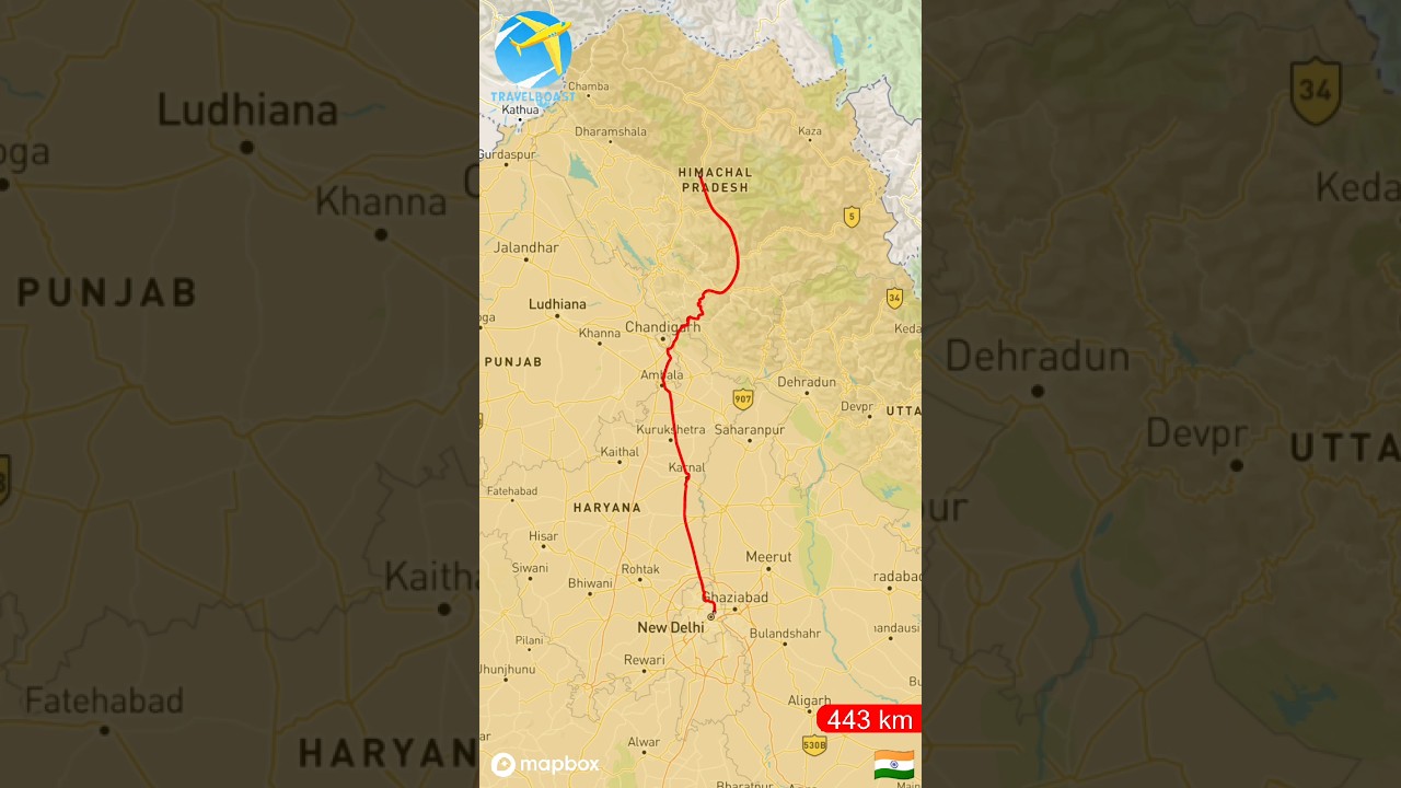 Himachal Pradesh Travel Guide & Route from Delhi 🏞️