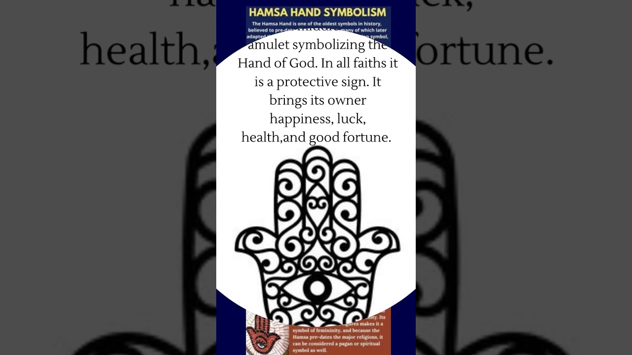 Discover the Meaning of the Hamsa Hand ✋ #Hamsa #Trending #MiddleEast