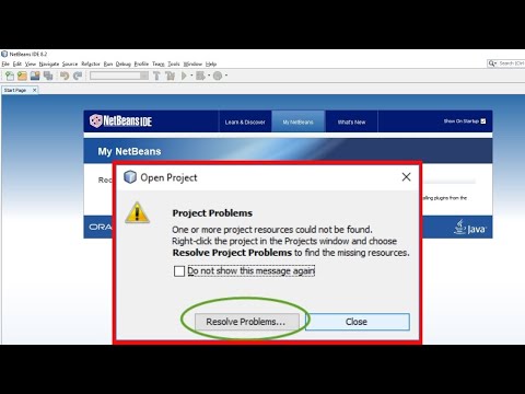 How To FIX Netbeans - Resolve Reference Problems