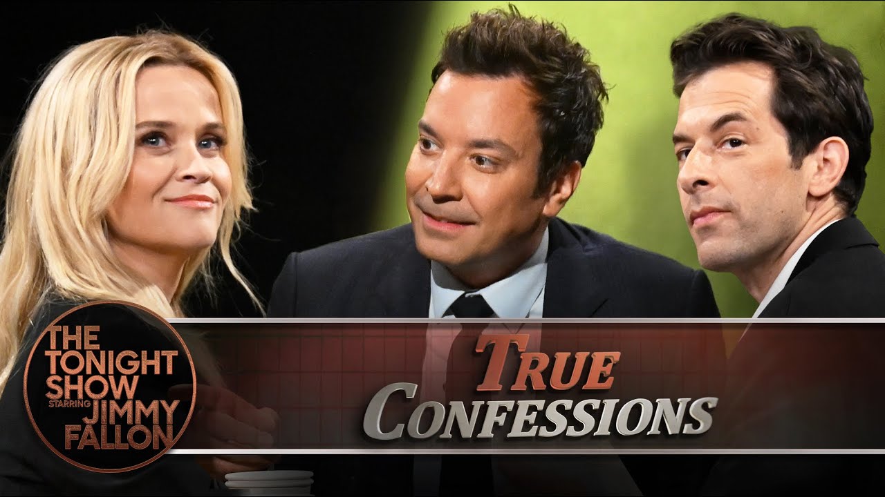 True Confessions with Reese Witherspoon and Mark Ronson | The Tonight Show Starring Jimmy Fallon