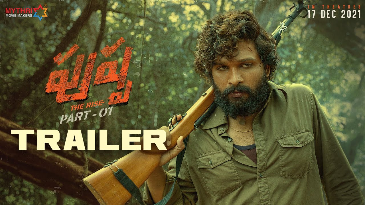 Watch the Exciting Official Trailer for Pushpa 🌺 Starring Allu Arjun & Rashmika – Coming December 17th!