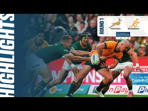 SOUTH AFRICA v AUSTRALIA | The Rugby Championship 2025 | Round 1