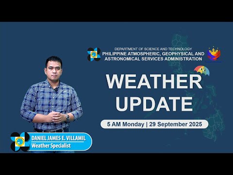 Public Weather Forecast issued at 5 AM | September 29, 2025 - Monday