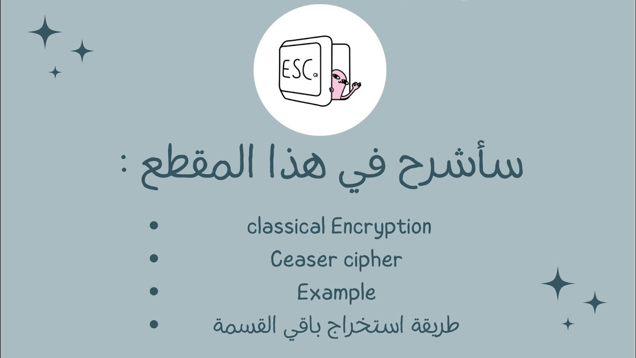 شرح مبسط لتشفير قيصر (Ceaser Cipher) وتقنيات التشفير الكلاسيكية 🔐