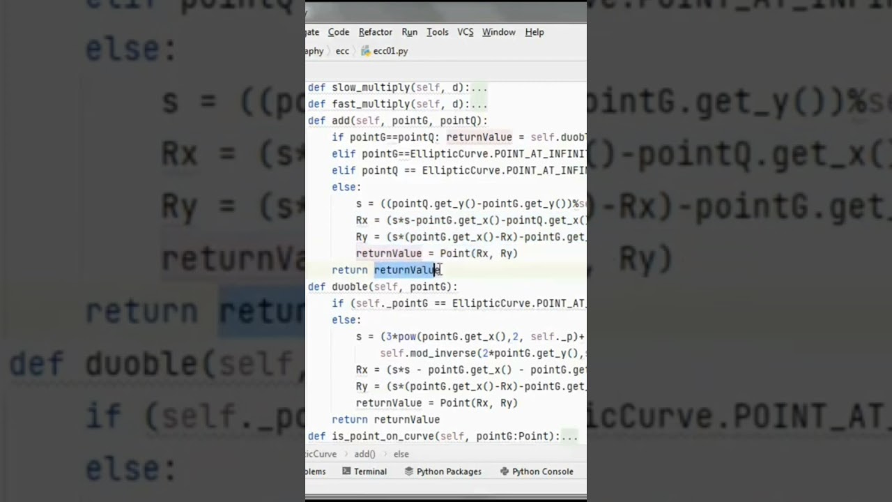 Master Elliptic Curve Point Addition & Doubling in Python 🔐
