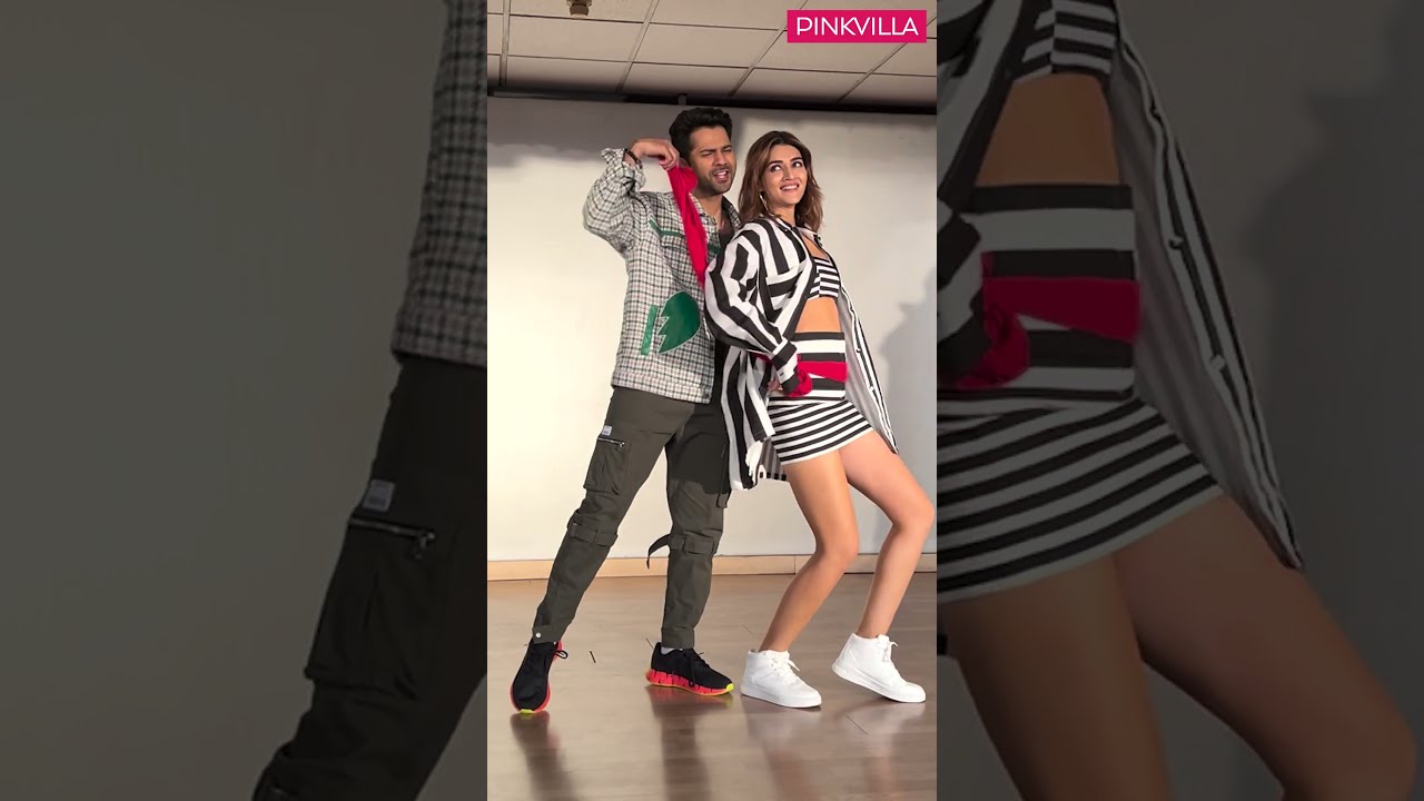 Varun and Kriti Perform Thumkeshwari While Promoting Bhediya in Delhi | Shorts