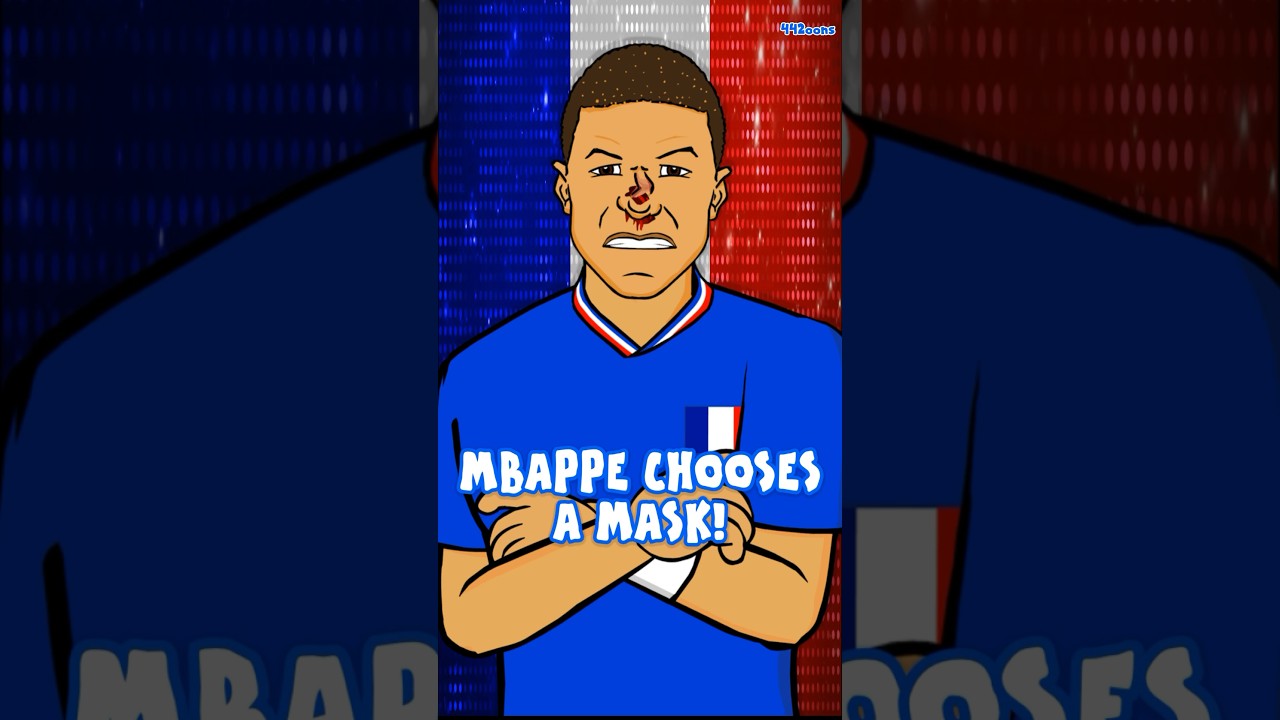 Mbappe Breaks His Nose π·: Which Mask Will He Pick for Euro 2024?