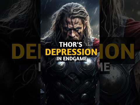 How Thor Got Depressed In Endgame ? 🥺 #shorts