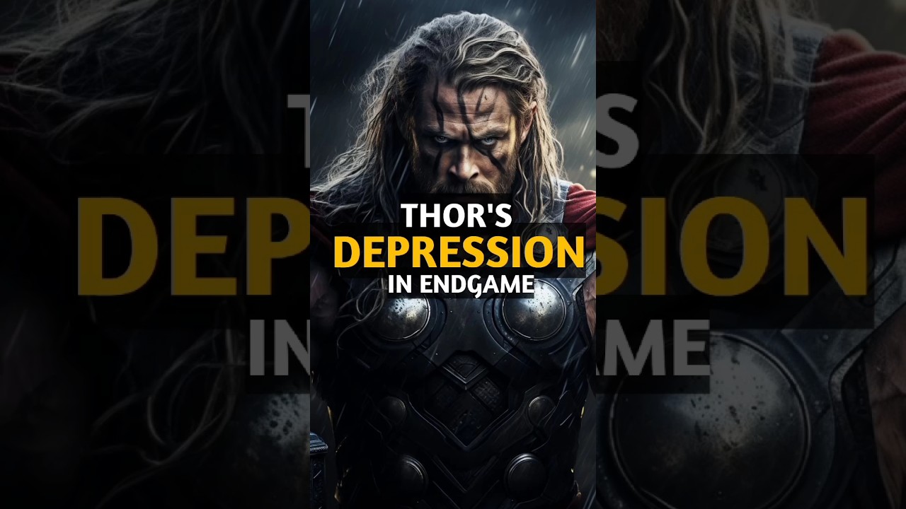 Thor's Struggle with Depression in Endgame 🥺