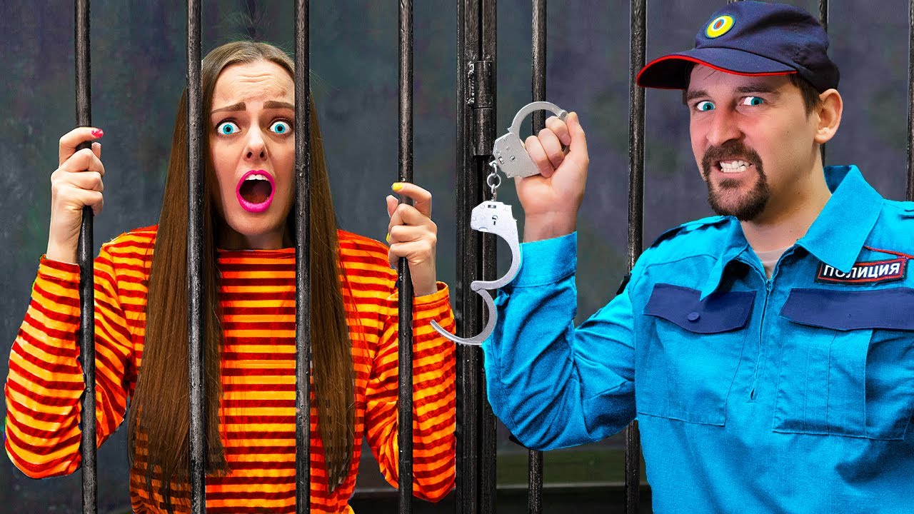 Побег из Тюрьмы ЧЕЛЛЕНДЖ! 24 часа в заключении