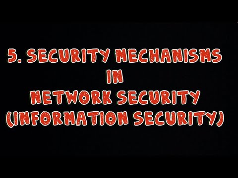 #5 Security Mechanisms In Network Security | Information Security |