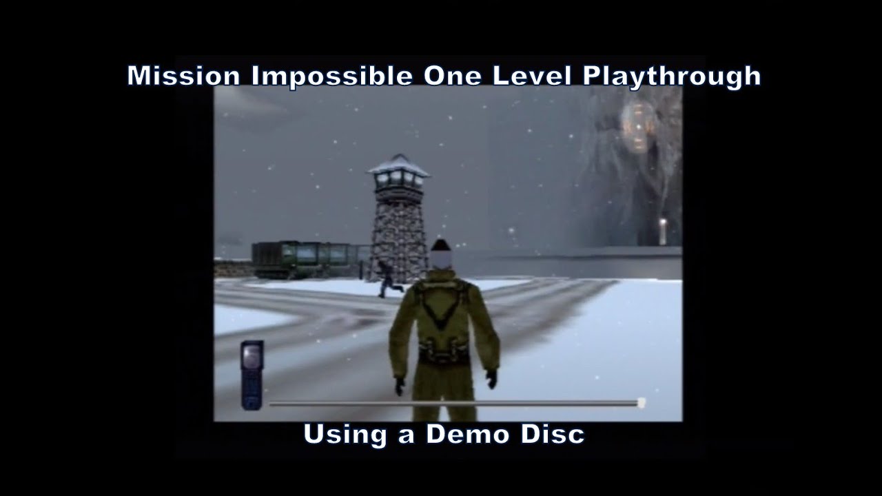 PS1 Demo Disc 52: Mission Impossible Level Playthrough 🎮