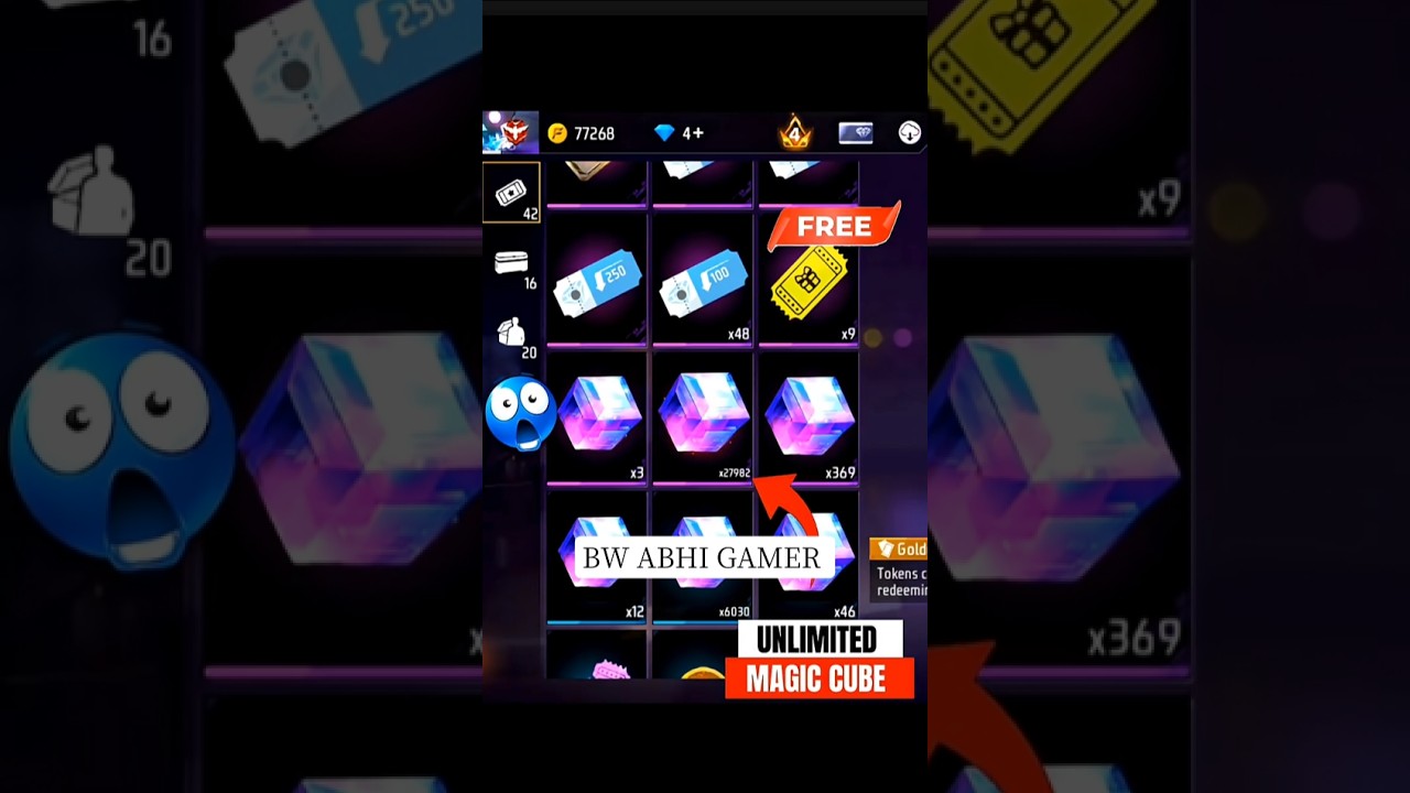 Get Unlimited Free Magic Cubes in Free Fire 🎮