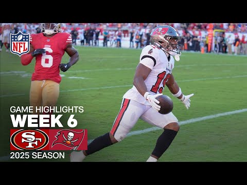 San Francisco 49ers vs. Tampa Bay Buccaneers Game Highlights | NFL 2025 Season Week 6