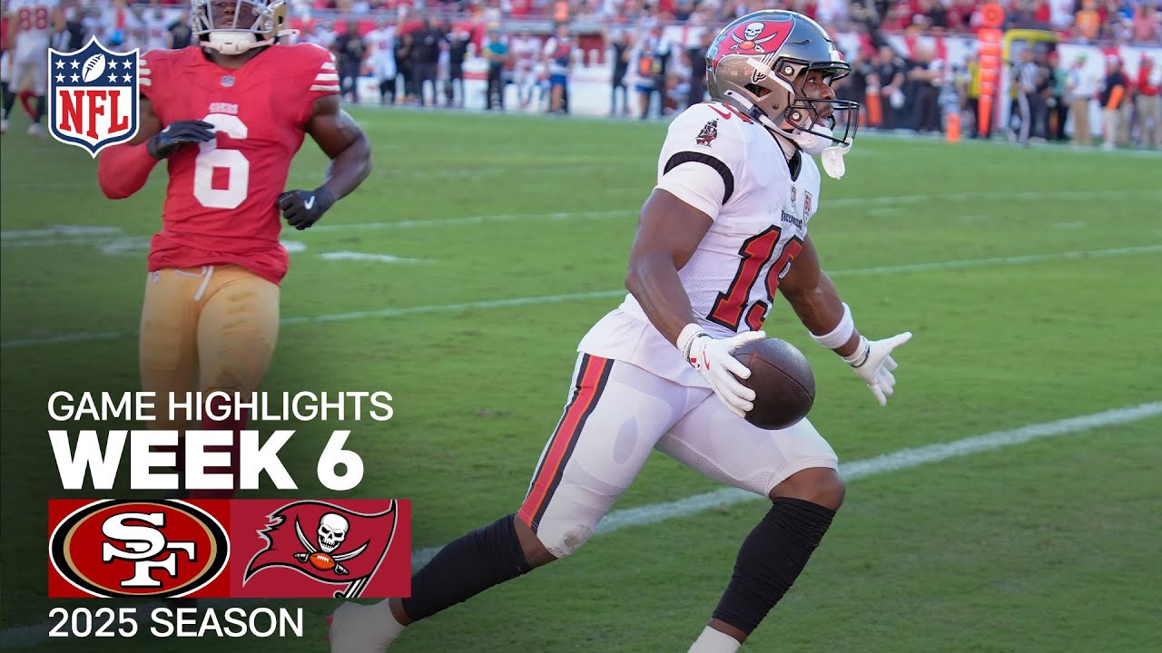 San Francisco 49ers vs. Tampa Bay Buccaneers | Exciting NFL Week 6 Highlights π
