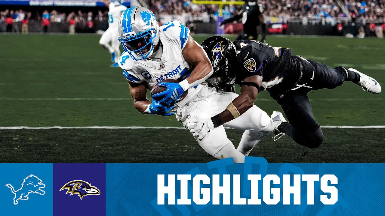 Lions Edge Ravens 38-30 in Exciting MNF Game 🏈