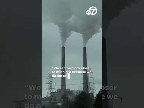 ‘Doomsday Clock’ moves closer to midnight amid threats of climate change, nuclear war, AI