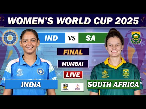 INDIA vs SOUTH AFRICA FINAL MATCH LIVE COMMENTARY| IND W vs SA W LIVE | ICC WOMEN WORLD CUP | IND