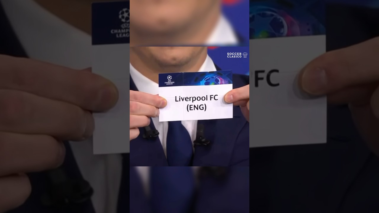 Uncomfortable Incident During the Champions League Draw