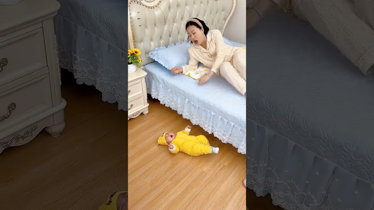 Easy Baby Bed Safety Hack 🛏️ | No More Worries About Falling!
