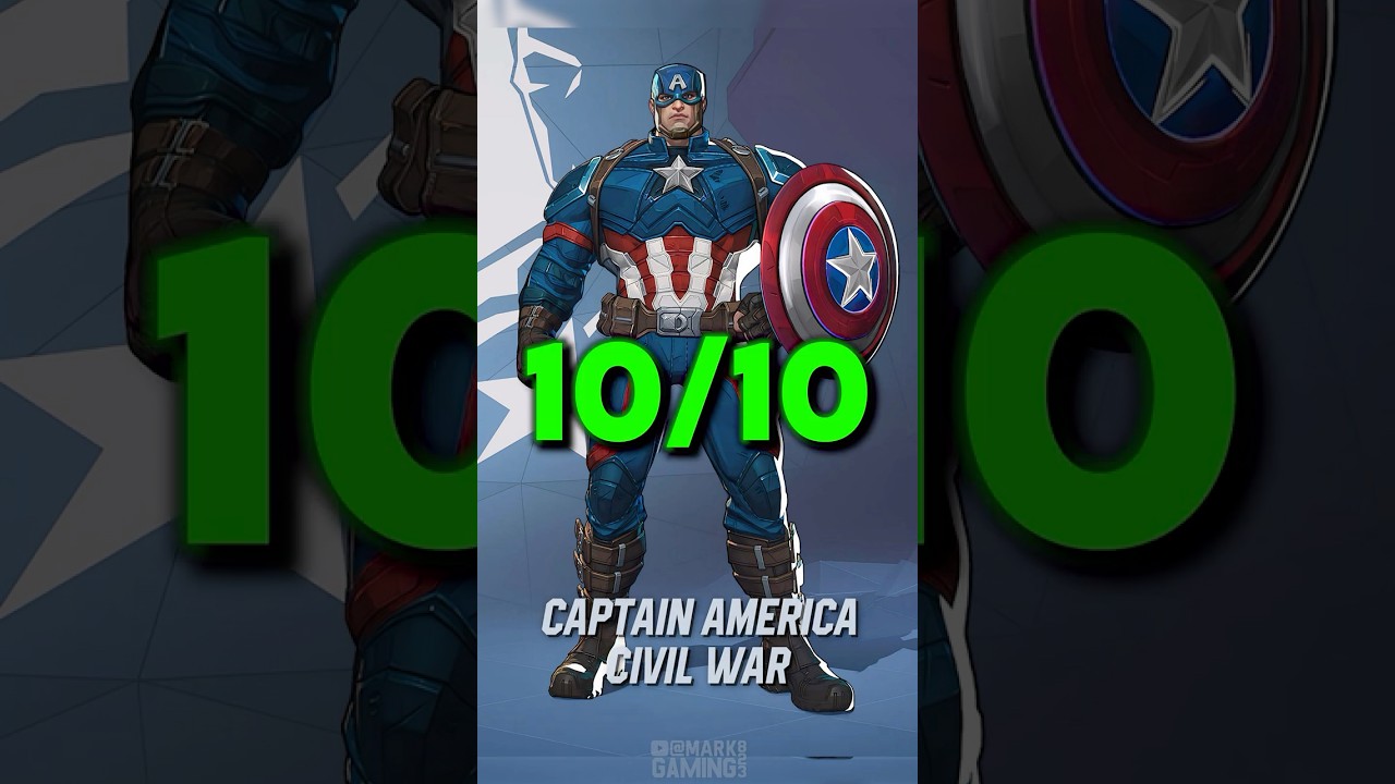 Ranked Every Captain America Skin In Marvel Rivals