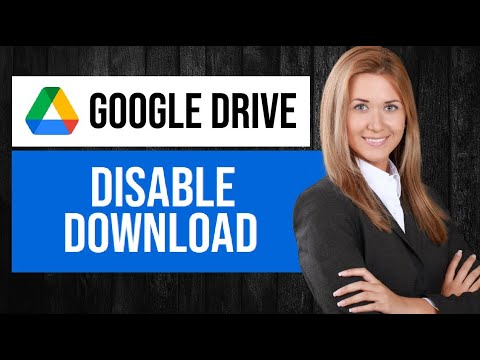 Disable Download Option in Google Drive 📁